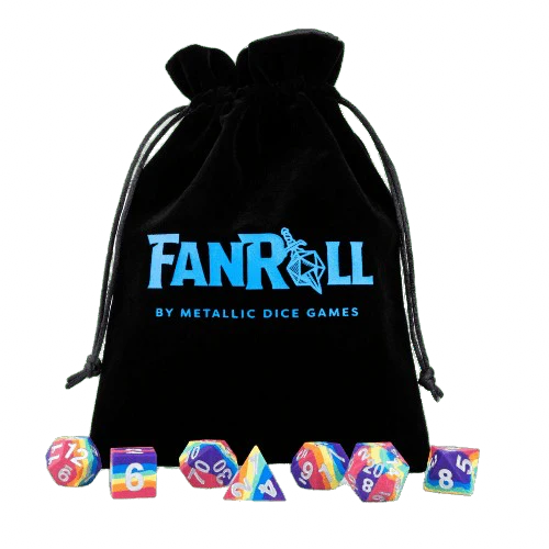 FanRoll - Large Velvet Dice Bag (Assorted) - Image 3
