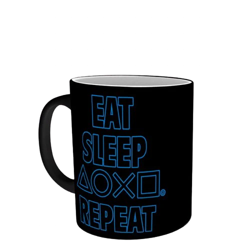 Playstation - Eat Sleep Repeat Heat Change Mug - Image 4